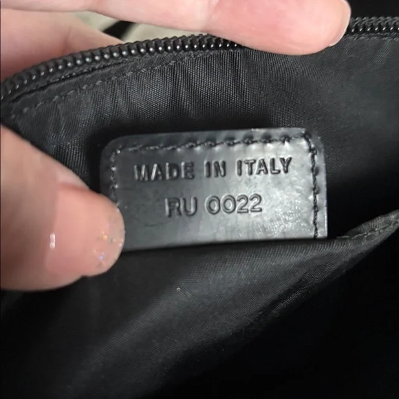 Authenticated Early 2000’s Christian Dior Saddle Bag, Black.  Like new! - Picture 11 of 12